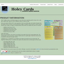 Holey Cards